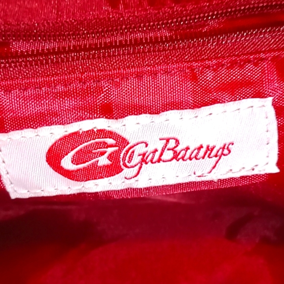 GaBaangs Red With Long Strap and Short Straps Big Plenty Of Room Pocket Purse - Picture 10 of 12